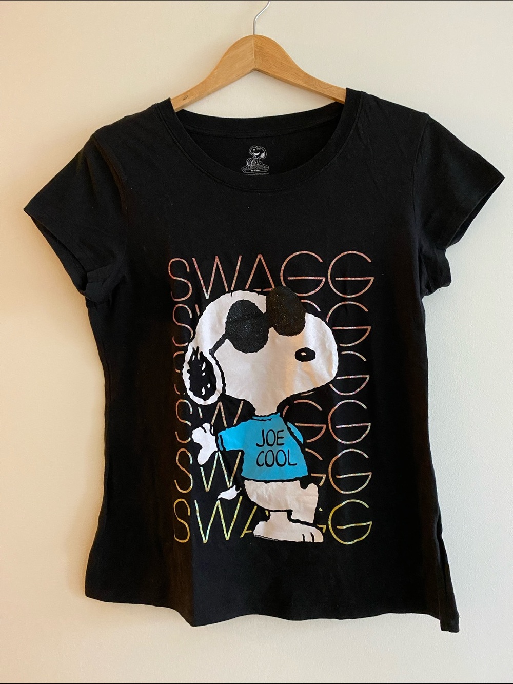 🌸🌼3 for $12🌸🌼 Peanuts Black Graphic Tee for Kids size XXL